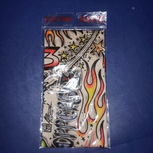 Source Unknown Tattoo Sleeve with Flames and Stars